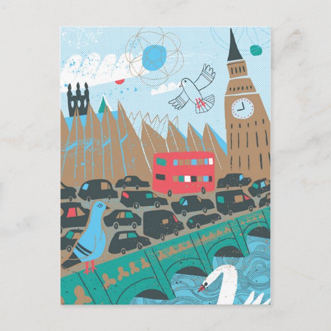 United Kingdom City Scene Postcard (Front)