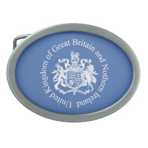 United Kingdom coat of arms Belt Buckle