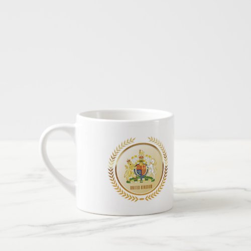 United Kingdom Coat Of Arms Espresso Cup