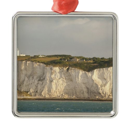 United Kingdom, Dover. The famous white cliffs Metal Ornament