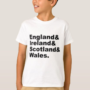 United Kingdom England Ireland Scotland Wales T-Shirt