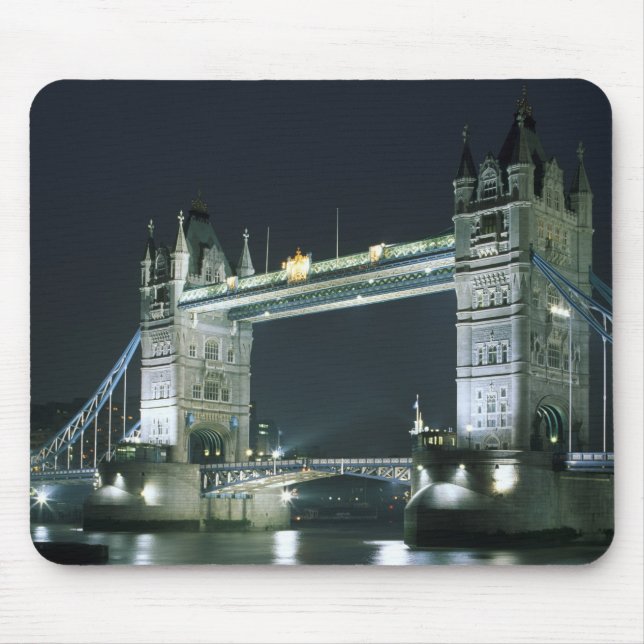 United Kingdom, England, London, Tower Bridge. Mouse Pad (Front)