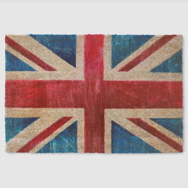 united kingdom fiber doormat (Front)