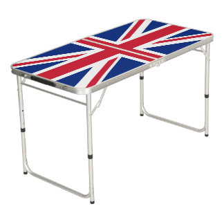United Kingdom flag Beer Pong Table