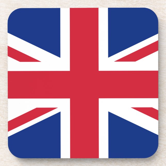 United Kingdom flag Beverage Coaster (Front)