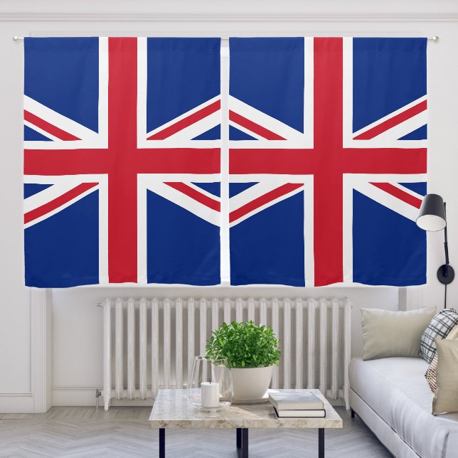 United Kingdom flag Blackout Curtains (Living Room)