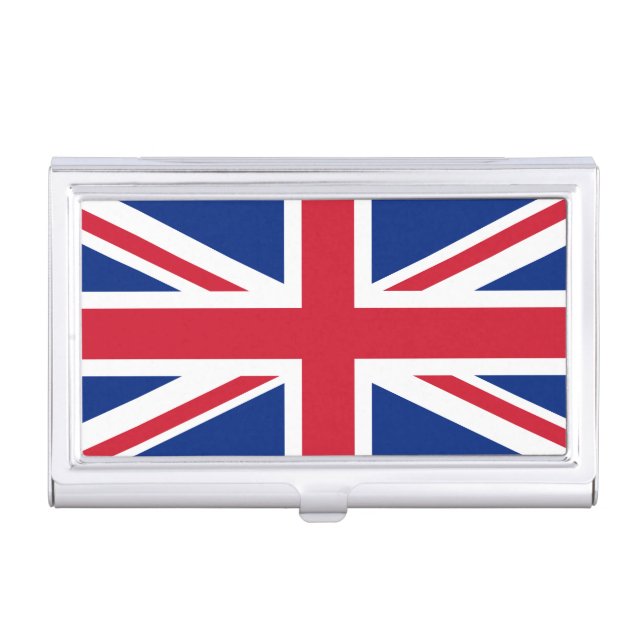 United Kingdom flag Business Card Case (Front)