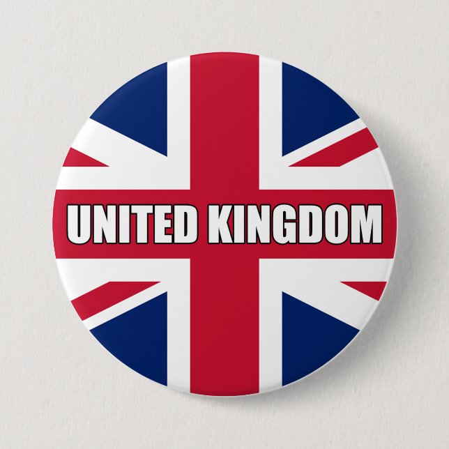 United Kingdom Flag Button (Front)