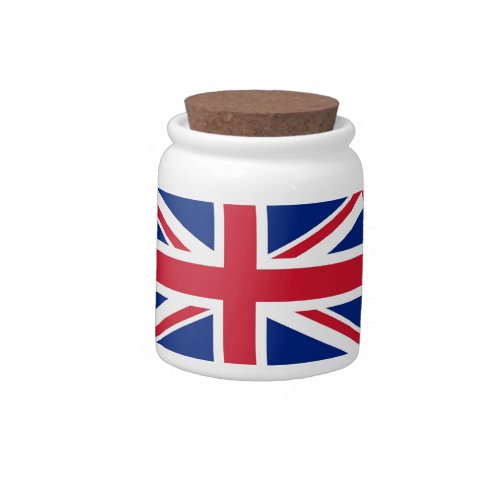 United Kingdom Flag Candy Jar