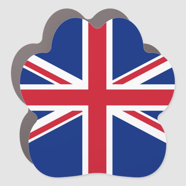 United Kingdom flag Car Magnet (Front)
