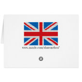 United Kingdom Flag Cards (Back Horizontal)
