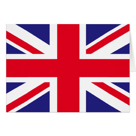 united kingdom flag cards (Front Horizontal)