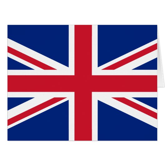 United Kingdom Flag Cards (Front Horizontal)