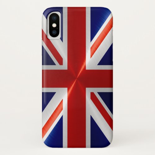 United Kingdom flag iPhone X Case