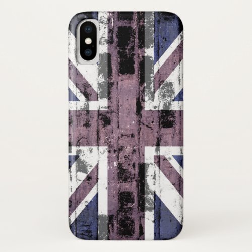 United Kingdom Flag iPhone X Case