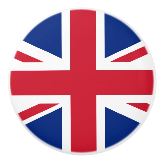 United Kingdom flag Ceramic Knob (Front)