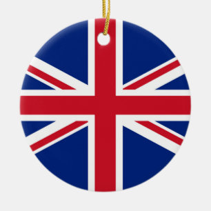 United Kingdom flag Ceramic Ornament