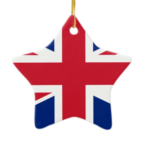 United Kingdom flag Ceramic Ornament