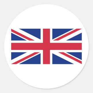 United Kingdom Flag Classic Round Sticker