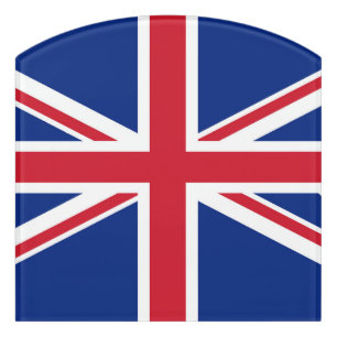 United Kingdom flag Door Sign