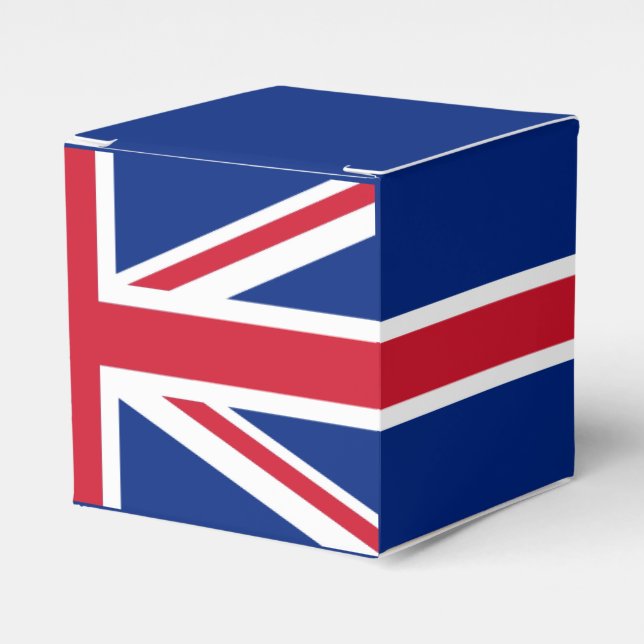United Kingdom flag Favor Boxes (Front Side)