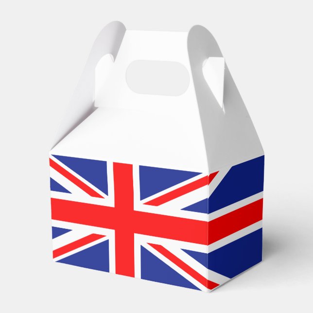 United Kingdom flag Favor Boxes (Front Side)