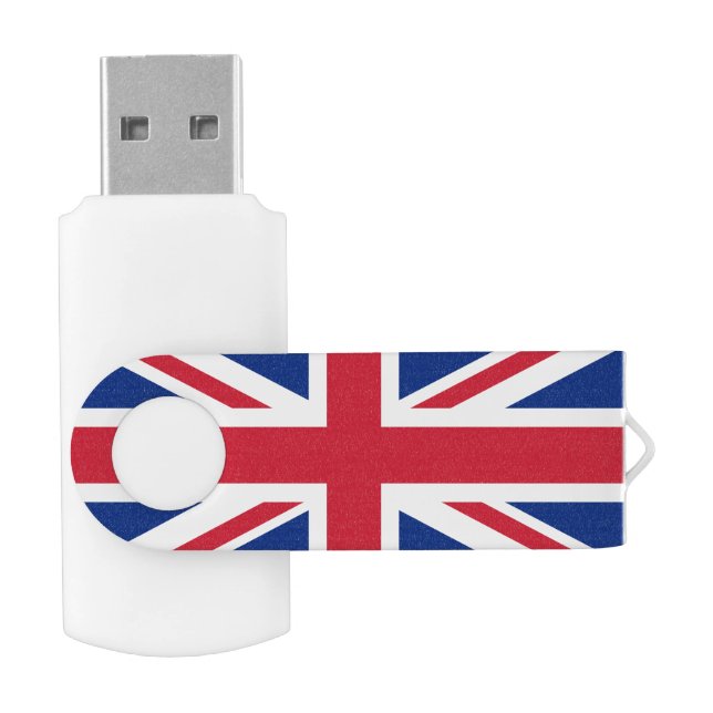 United Kingdom flag Flash Drive (Opened)