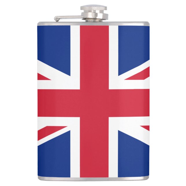 United Kingdom flag Flask (Front)