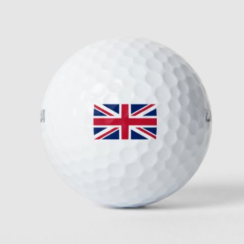 United Kingdom Flag Golf Balls by BlakCircleGirl at Zazzle