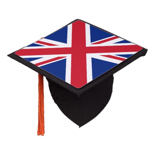 United Kingdom flag Graduation Cap Topper