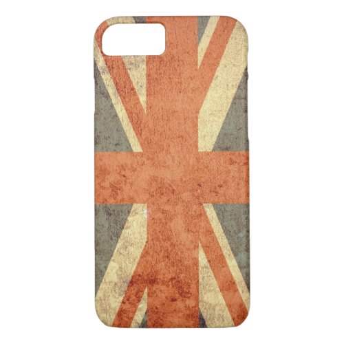 United Kingdom Flag _ Grunge iPhone 87 Case