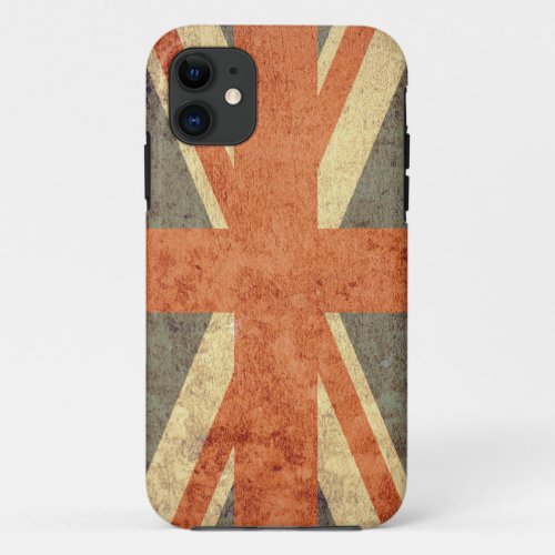 United Kingdom Flag _ Grunge iPhone 11 Case