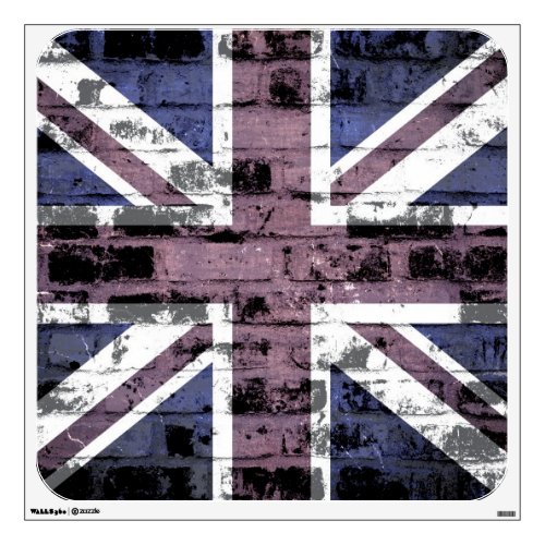 United Kingdom Flag Grunge Wall Sticker