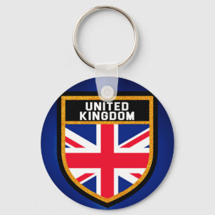 United Kingdom Flag Keychain