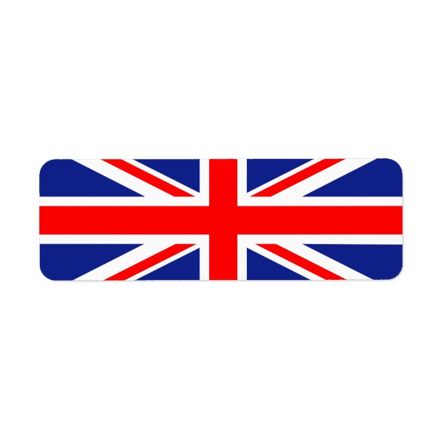 United Kingdom flag Label (Front)