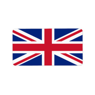 United Kingdom flag Label