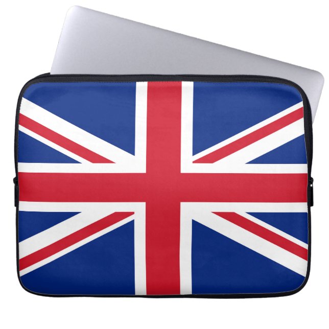 United Kingdom flag Laptop Sleeve (Front)