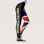 United Kingdom Flag Leggings<br><div class="desc">union jack United Kingdom Flag flag</div>