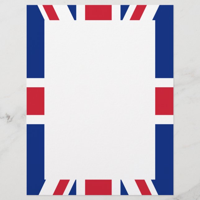 United Kingdom flag Letterhead (Front)