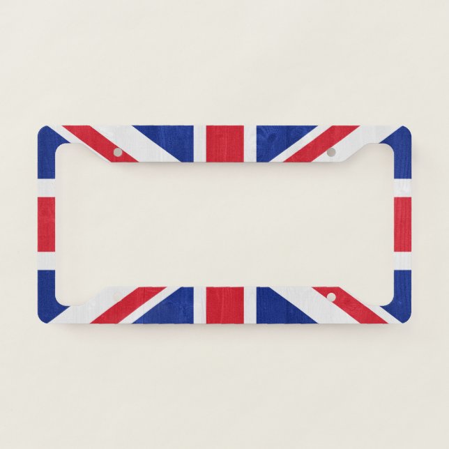 United Kingdom Flag License Plate Frame (Front)