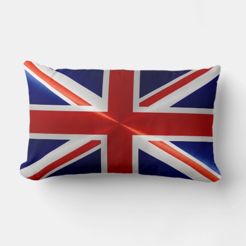 United Kingdom Flag Lumbar Pillow