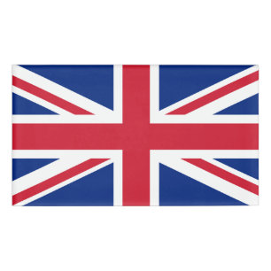 United Kingdom flag Name Tag