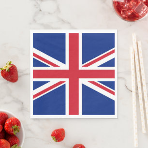 United Kingdom flag Napkins