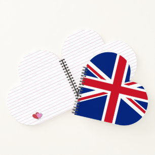United Kingdom flag Notebook