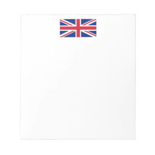 United Kingdom flag Notepad