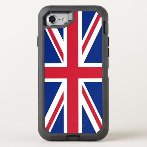 United Kingdom Flag OtterBox Defender iPhone SE87 Case
