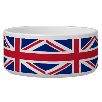 United Kingdom Flag Pet Bowl by AllFlags at Zazzle