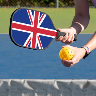 United Kingdom flag Pickleball Paddle