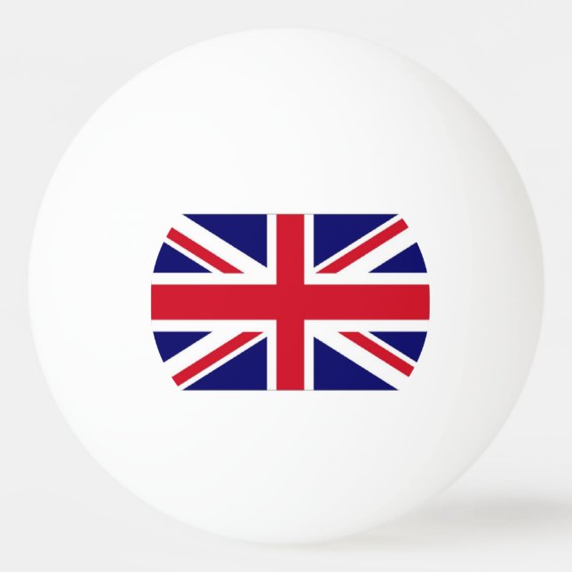 United Kingdom Flag Ping-Pong Ball (Front)