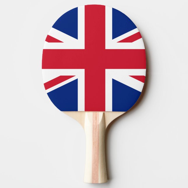 United Kingdom flag Ping-Pong Paddle (Back)